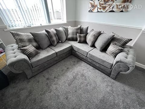 Rotherham VALENCIA SCATTER BACK CORNER SOFA -choice of fabrics