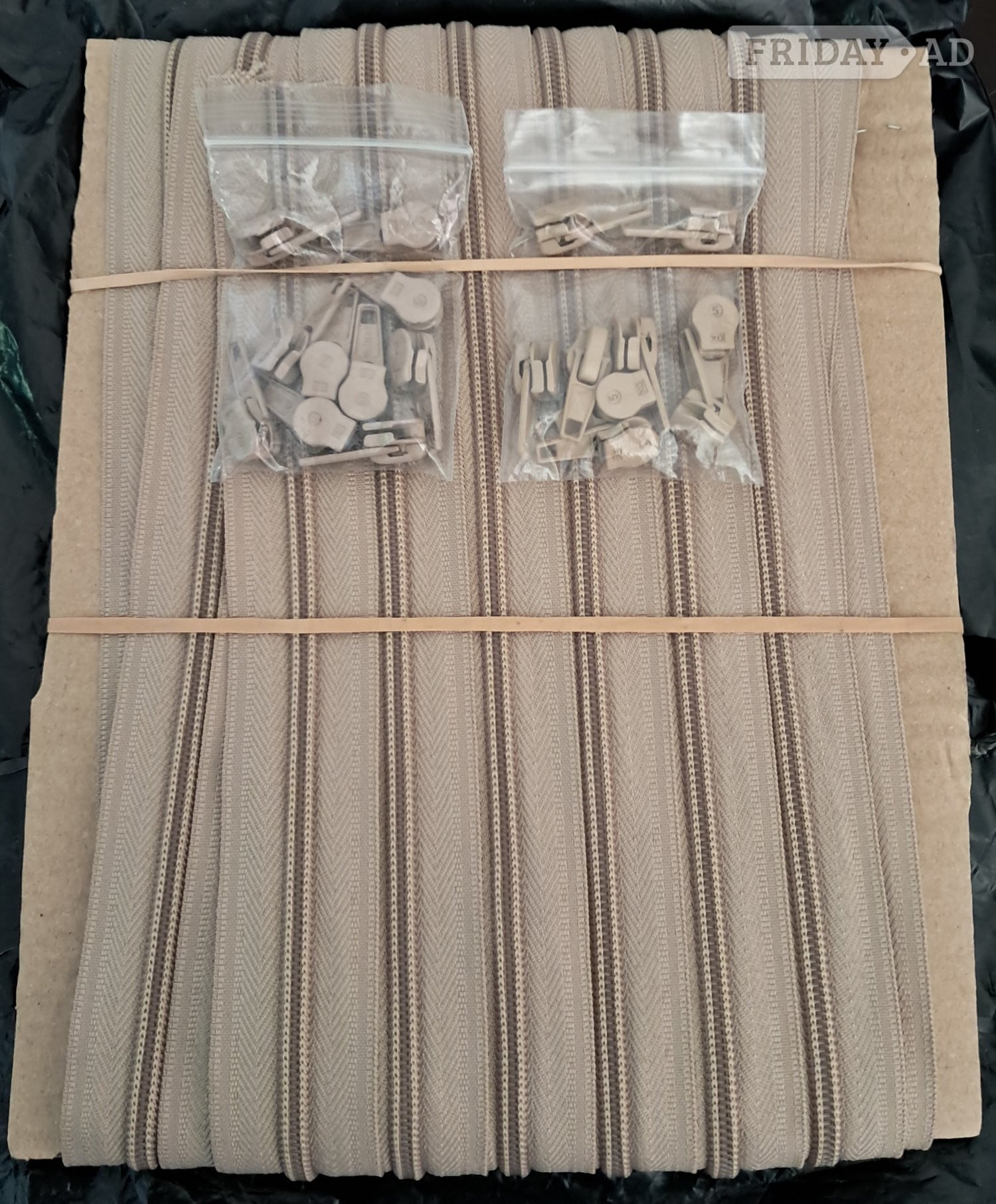 New Beige Zip with assorted pulls for clothing etc  in Crawley