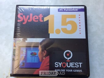 SYQUEST SYJET 1.5Gb PC Formatted Disk for SYJET DRIVE only - USED