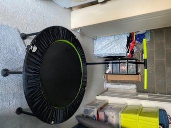 Foldable exercise trampoline 