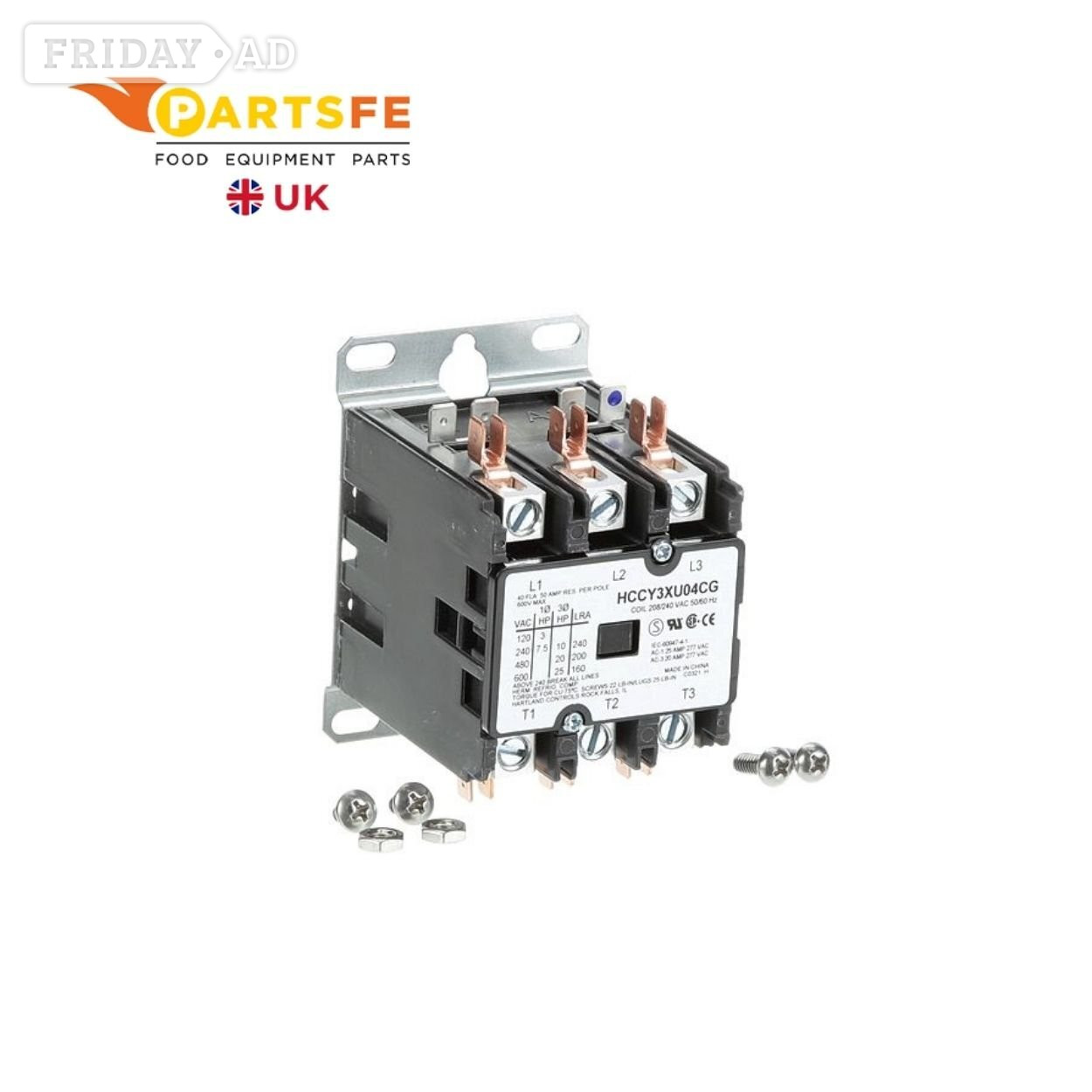 Blodgett BL90588 Contactor and Screws, 50A in Manchester