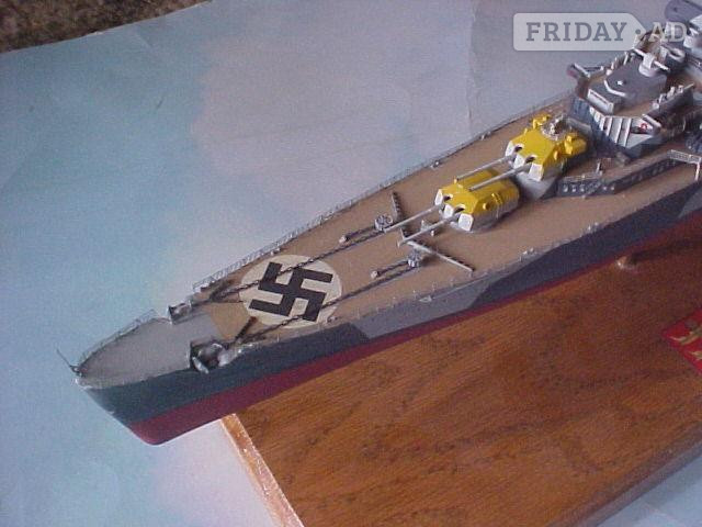 Heller 1:400 scale 'Admiral Hipper'.