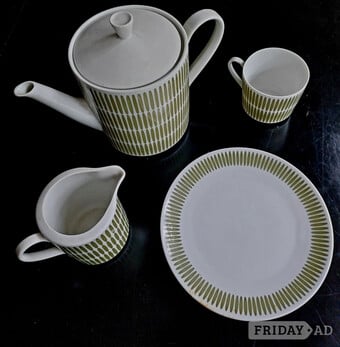 1970s German Coffee/Tea Service - 'Olive Trio'