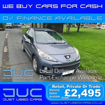 Peugeot 207 1.4 Sport (Manual Petrol) 59 Reg 2010 59,604 Miles