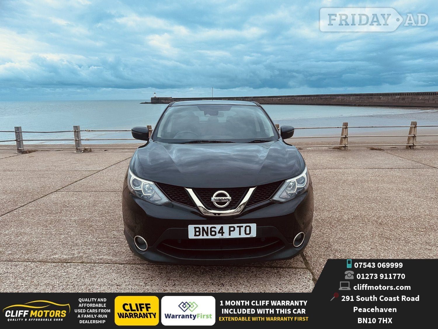 2014 Nissan Qashqai Acenta Premium - New Years MOT - £20 Road Tax in Peacehaven