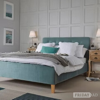 KING - PIERRE AQUA BED FRAME