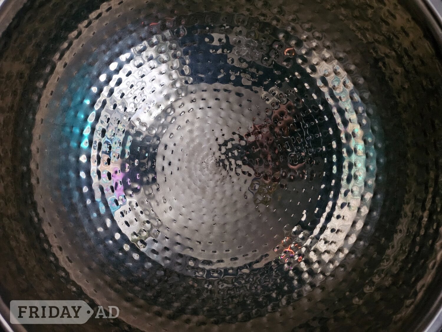  Hammered Stainless Steel Champagne/ice/beer bucket - Home Decor in Hove