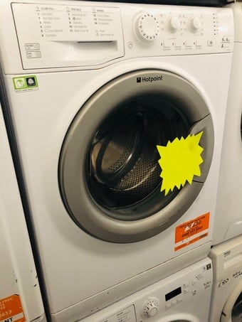 Hotpoint 9kg wash & 6KG dry washer dryer in Good working order 