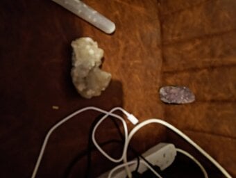 Books and crystals 