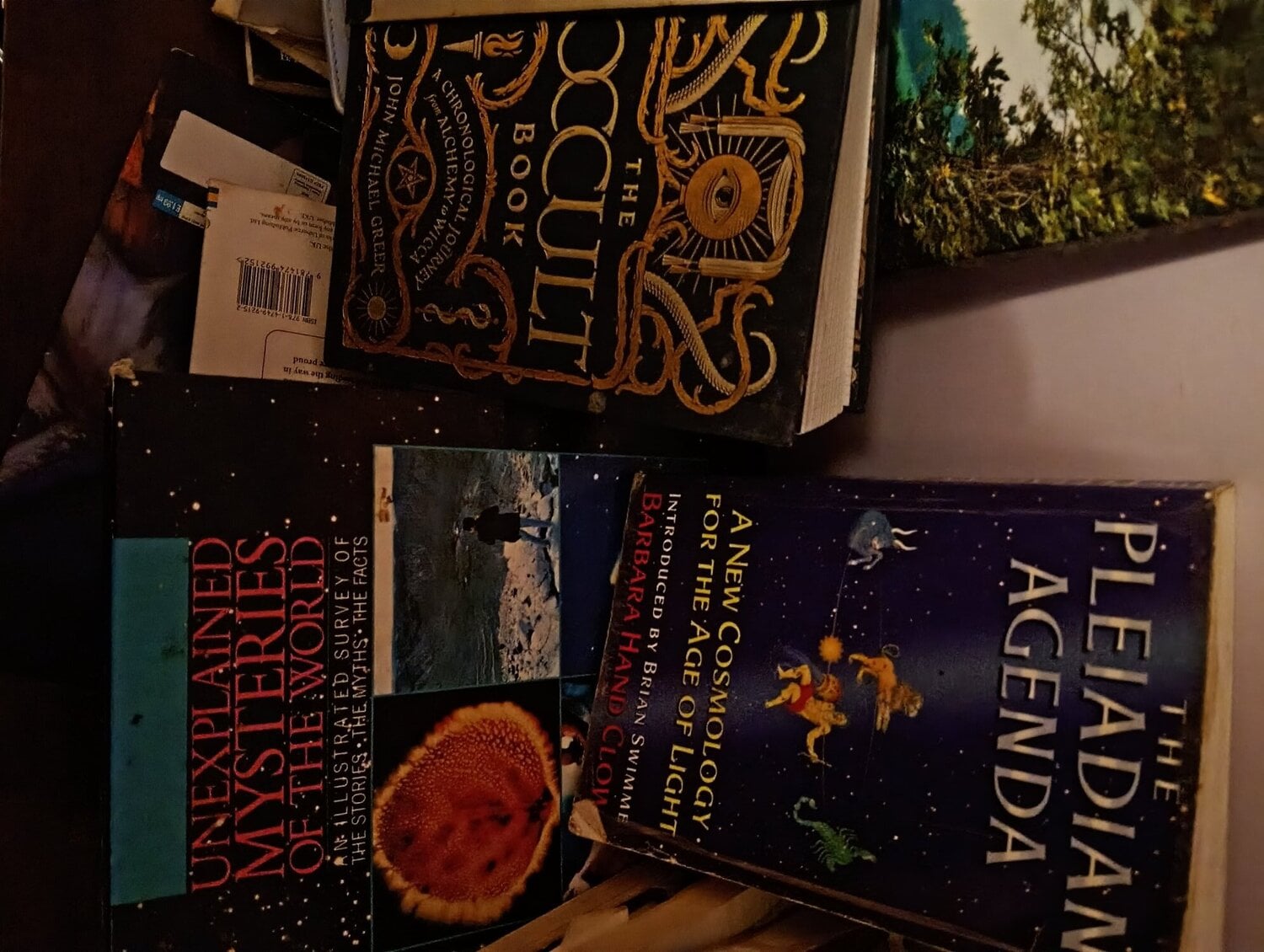 Books and crystals 