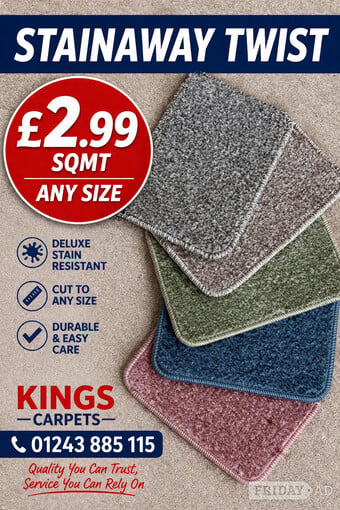 🚨 UNBEATABLE CARPET DEAL – FROM JUST £2.99m²! 🚨