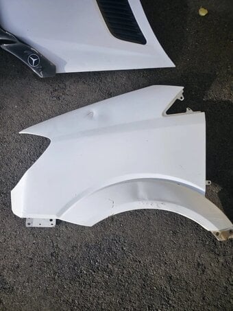 Sprinter W906 Left Front Wing White A9066377719 - Dented