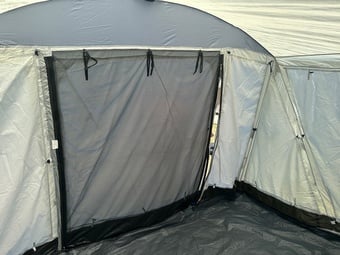 Drive away awning
