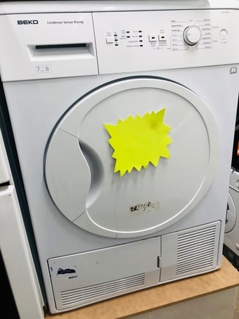 Beko Condenser sensor dryer 7kg load in excellent condition 