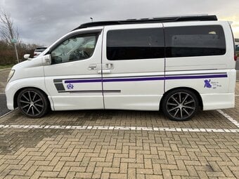 2010 E51 Nissan Elgrand Camper Van 2.5L V6 Petrol -  Professional