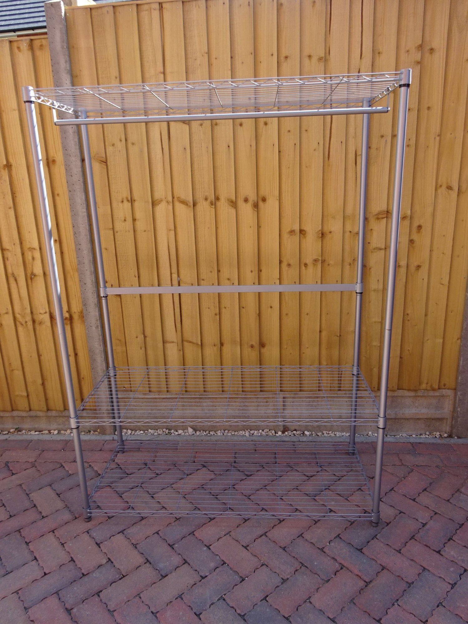 Argos Home Double Heavy Duty Covered Rail - Grey - Furniture in Lewes