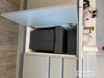 Howdens double kitchen bin