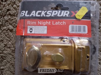 Blackspur Cylinder Night Latch