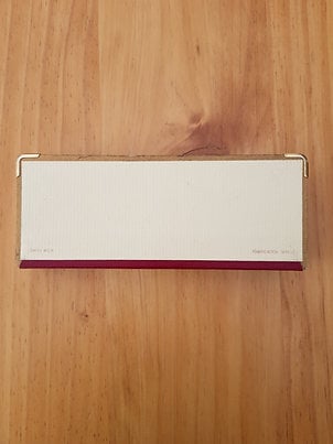 Worthing Omega 1960s vintage watch box.