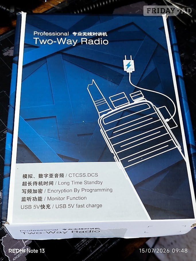 Baofeng BF-V1D 2 Pack, Two-Way UHF Radios with USB-C Charging,  - Hobbies & Leisure in Steyning