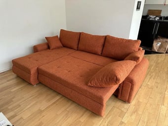 4 Seater Berlin Sofa Bed with Storage