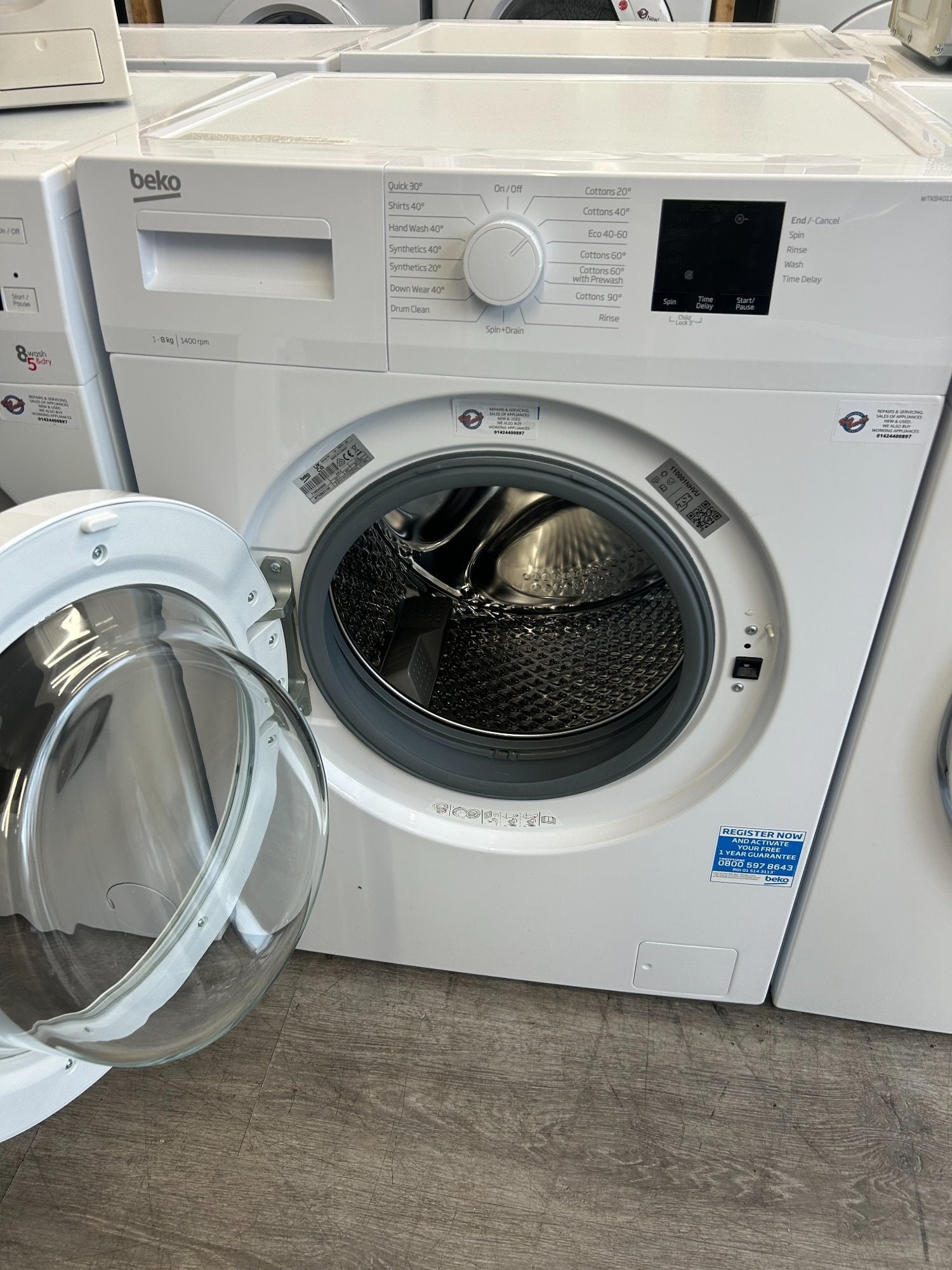 BEKO 8KG WASHING MACHINE
