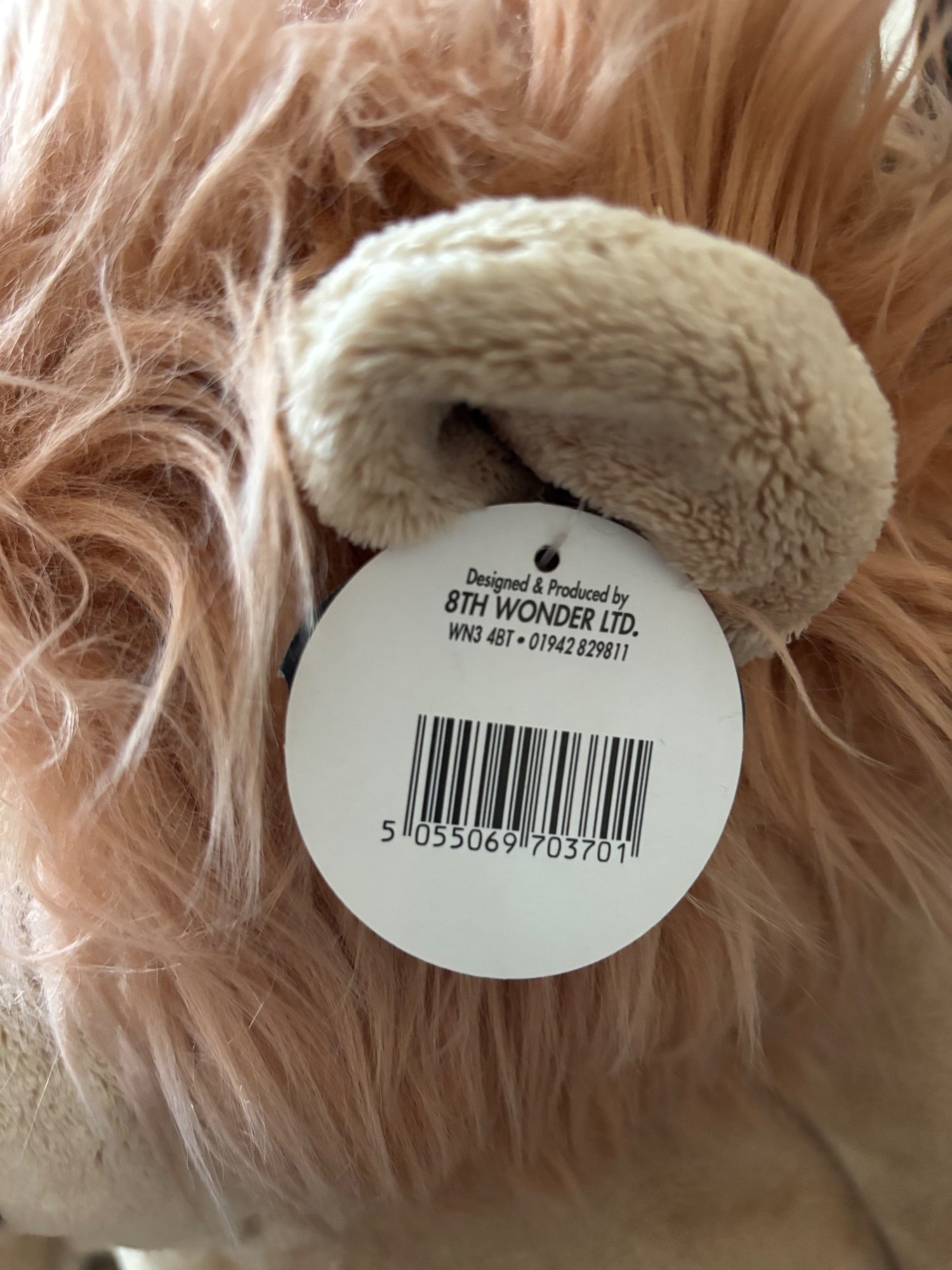 Uckfield Mon Ami very large soft plush Lion teddy NEW with tags