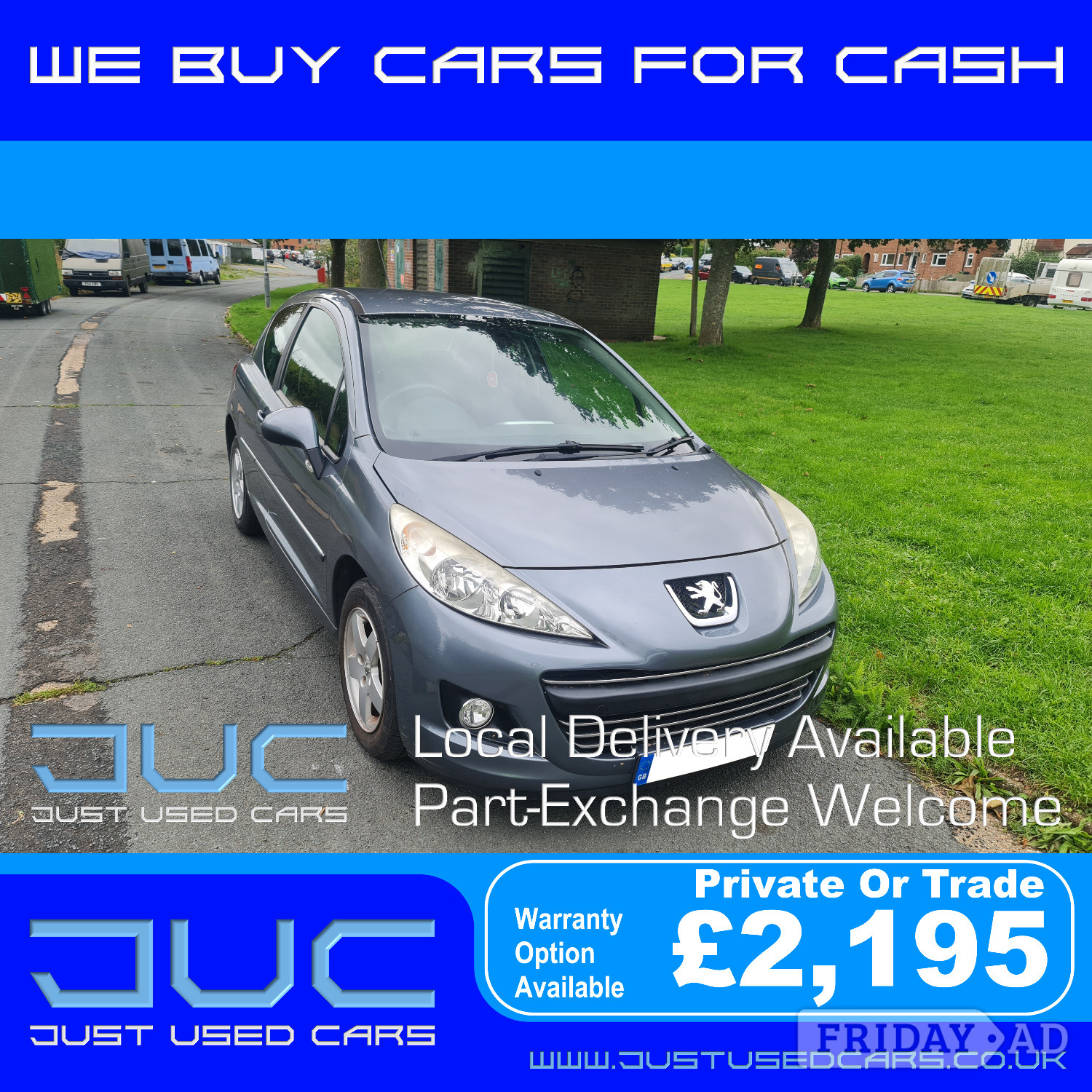 Peugeot 207 1.4 Sport (Manual Petrol) 59 Reg 2010 59,604 Miles in Lewes