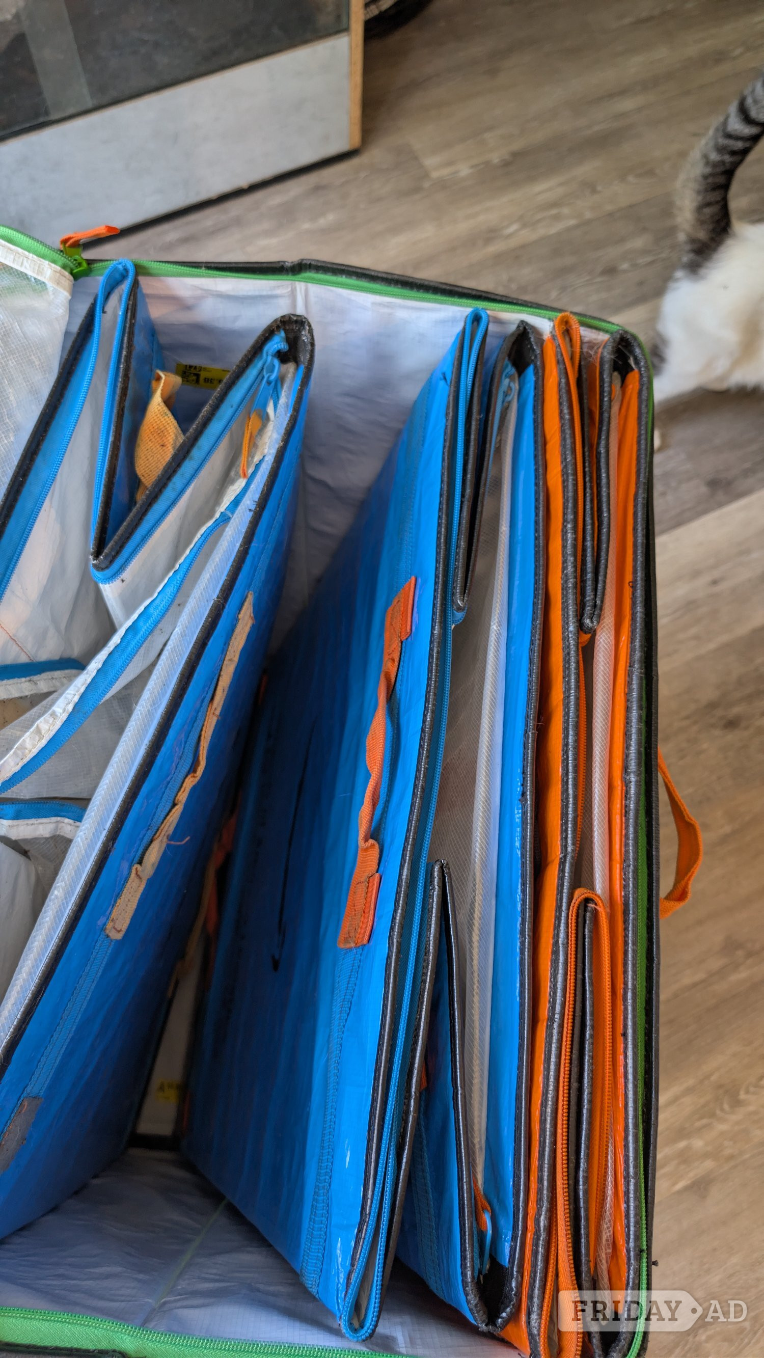 Amazon foldable reusable boxes in Crawley