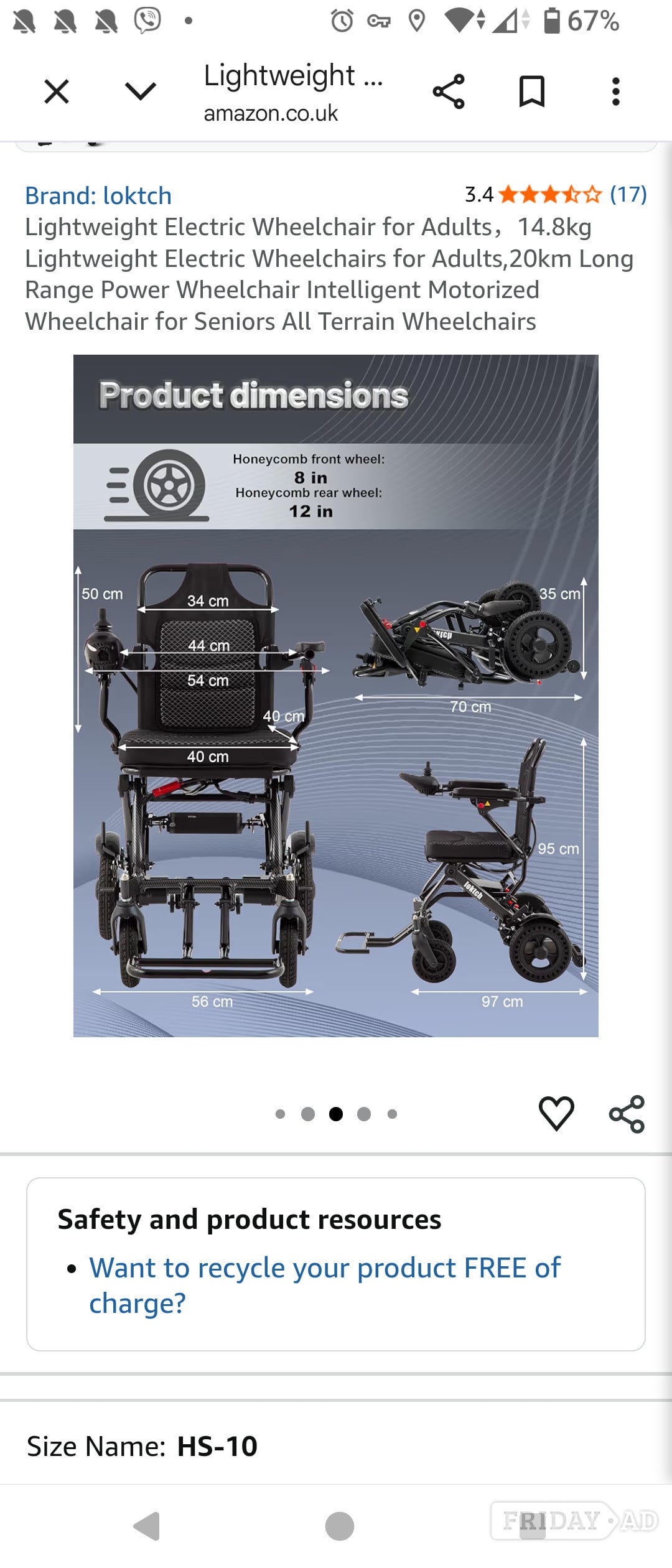 Loktch lightweight electric wheelchair - Mobility