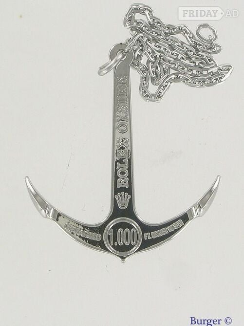 Rolex - original and genuine anchor accessory.