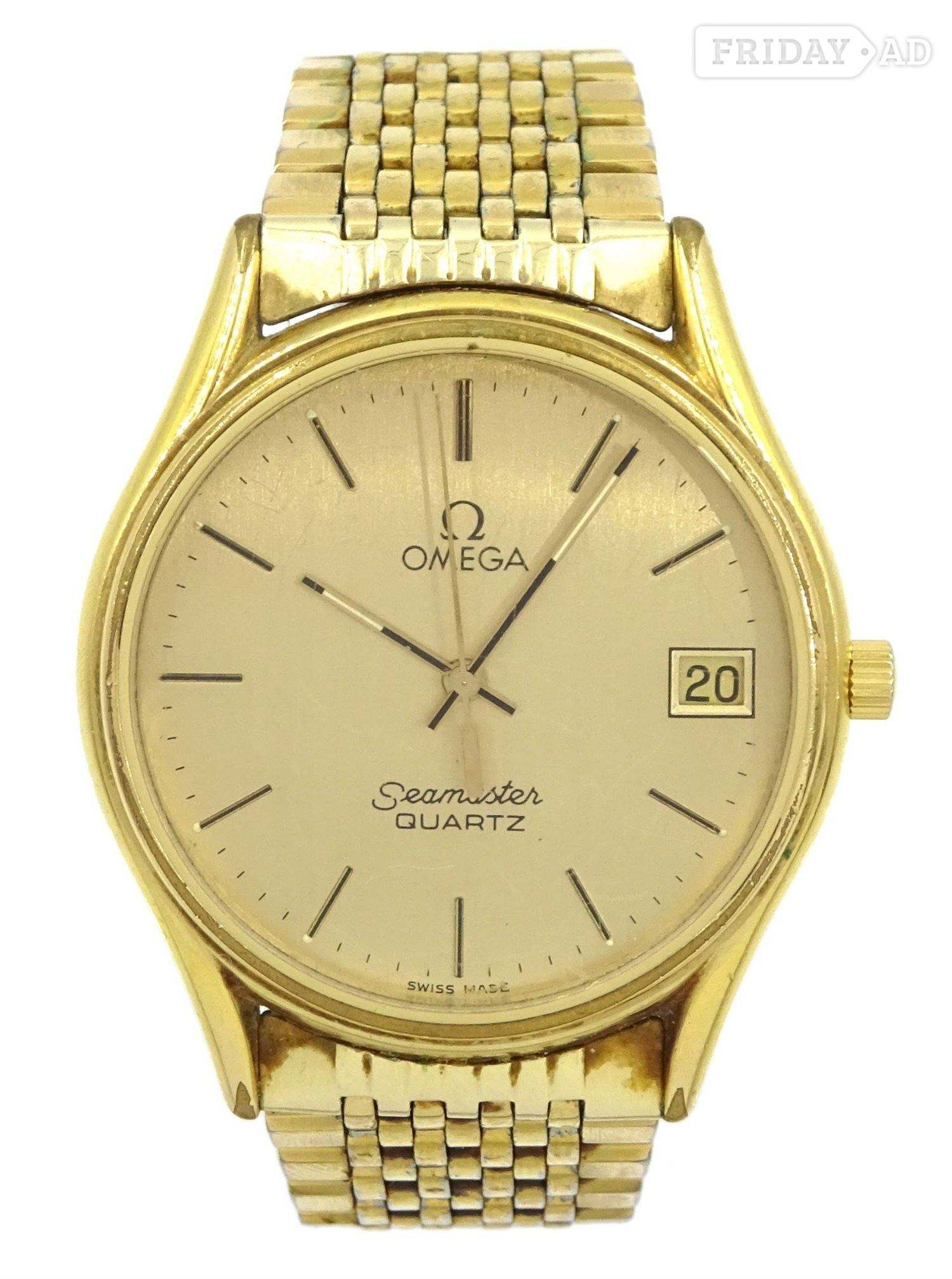 Omega Seamaster Gents G/P wristwatch circa 1981.  in Worthing
