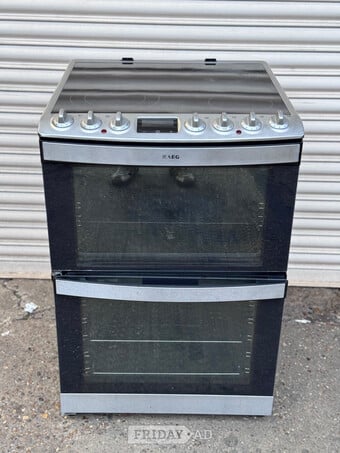 AEG electric cooker 60cm ceramic stainless steel 3 months warrant