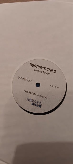 Destiny's Child Double Sided Acetate Promo 12" single. 