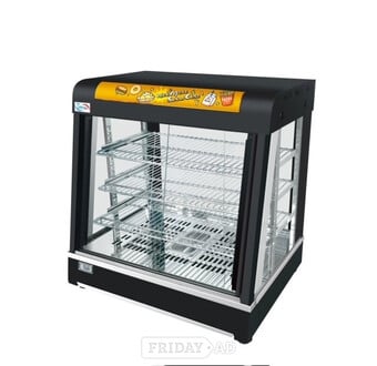 Commercial Countertop Heated Food Display Cabinet lamp pie warmer