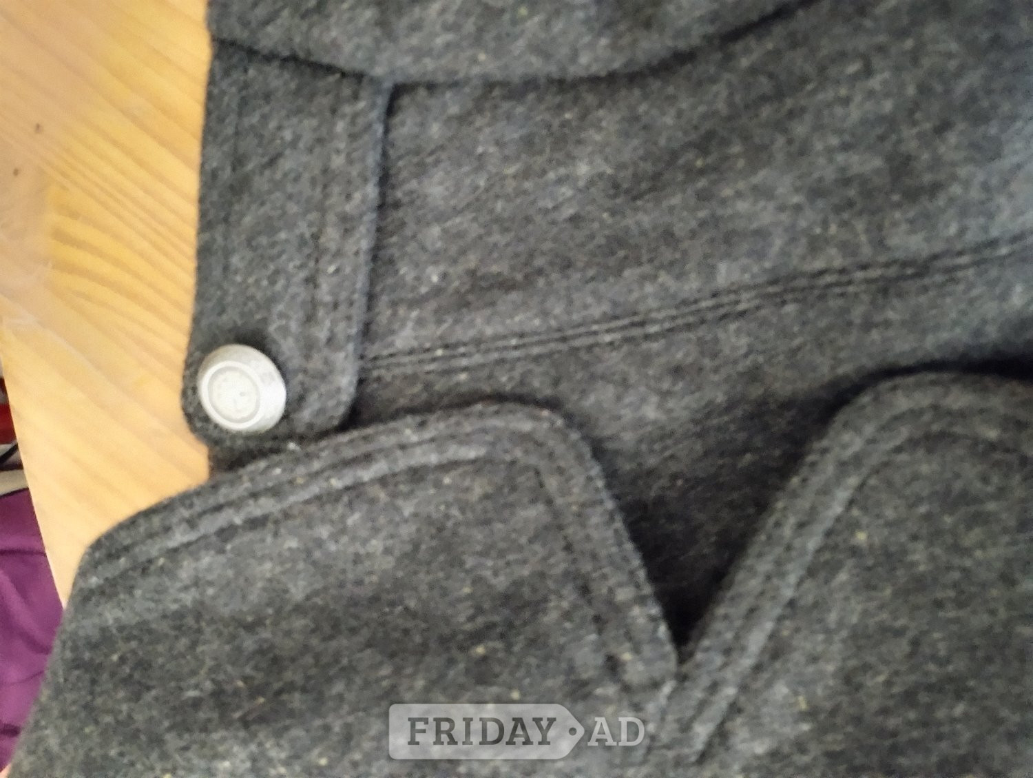 Wool grey military coat - Clothing, Footwear & Accessories