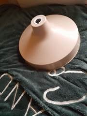 Biege very wide downlighter pendant