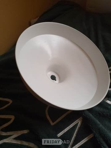 Biege very wide downlighter pendant