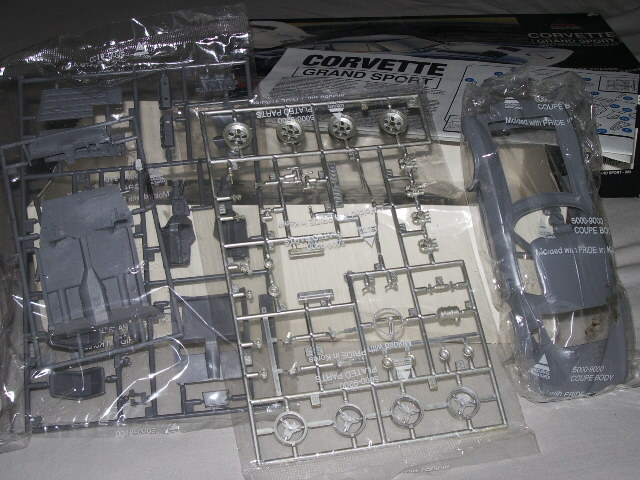 Worthing Corvette Grand Sport model kit.