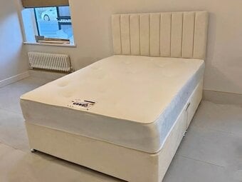 Double Bed with mattress & headboard 