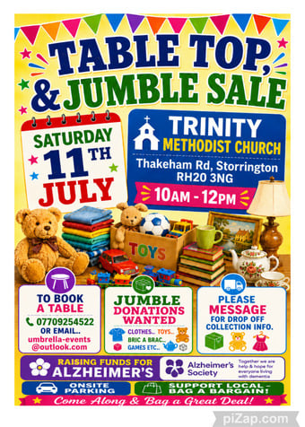 Jumble & Table Top Sale