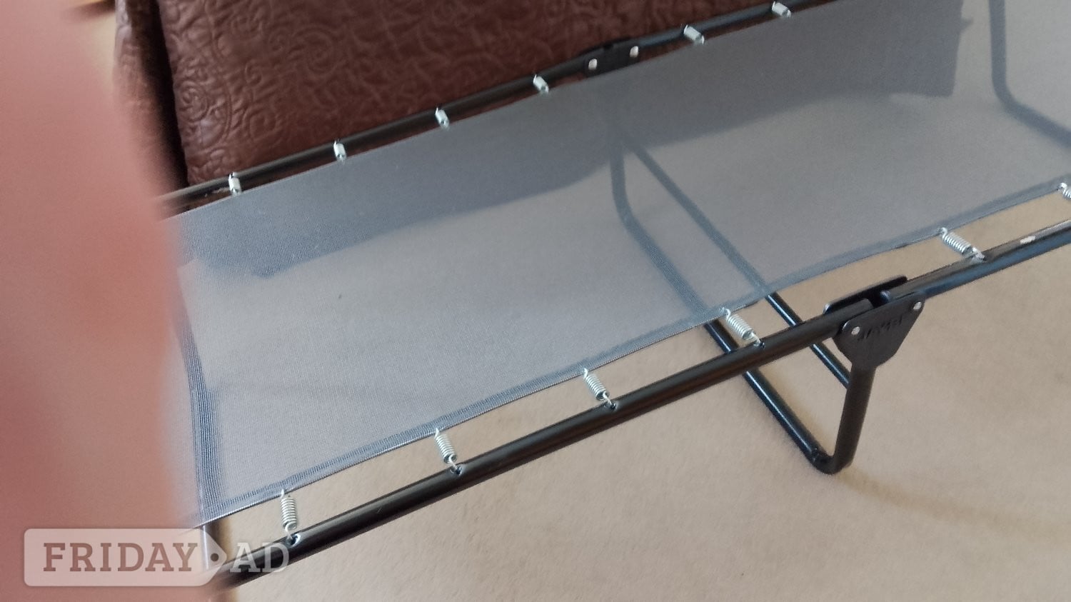 JAY-B camp bed Used once cost £89.99 WITH mattress - Furniture