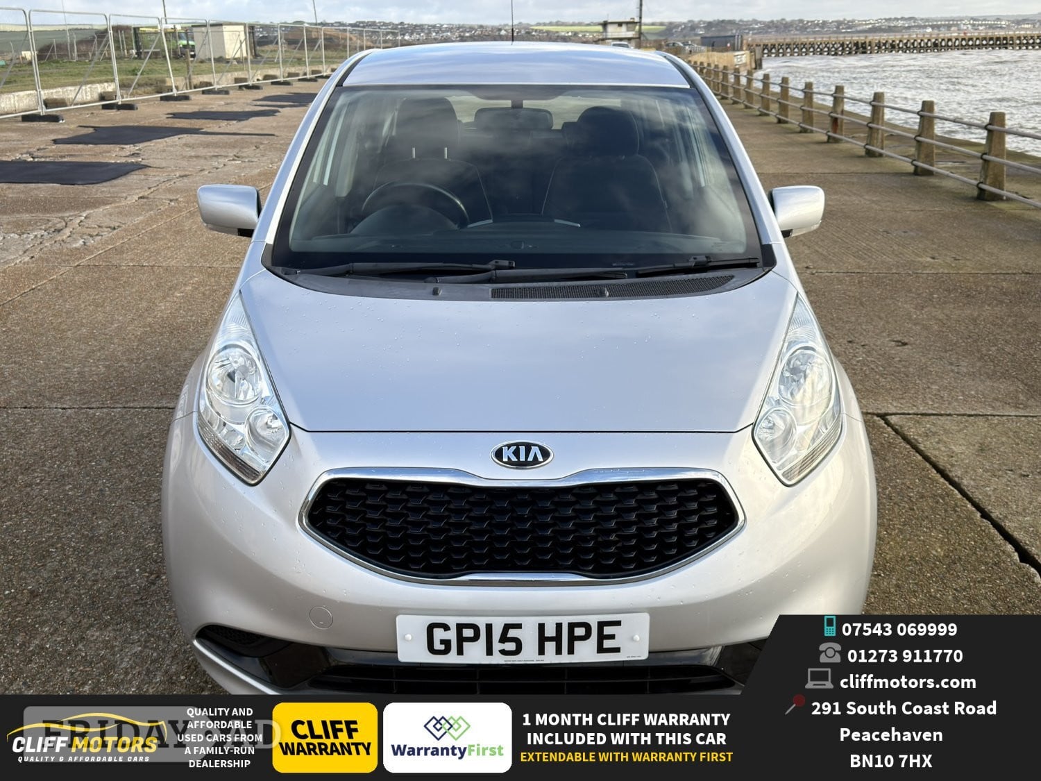 2015 Kia Venga 2 - New Years MOT - £35 Road Tax - 2 Keys - 1 Mont in Peacehaven