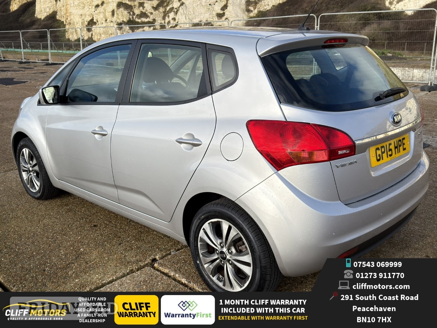 2015 Kia Venga 2 - New Years MOT - £35 Road Tax - 2 Keys - 1 Mont - Cars in Peacehaven