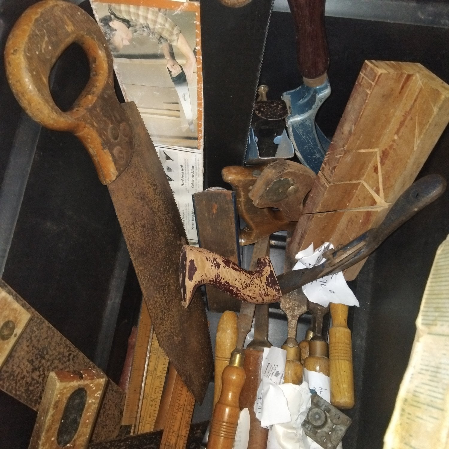 TOOLS FOR WOODWORKING,  JOINERY VINTAGE JOB LOT  - DIY