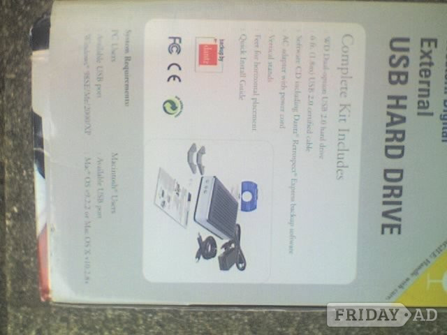 Western Digital External Hard Disk Drive 320GB Desktop PC Mac Laptop - Computers & Electronics
