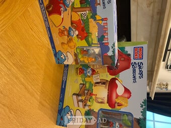 The Smurfs megabloks sets 