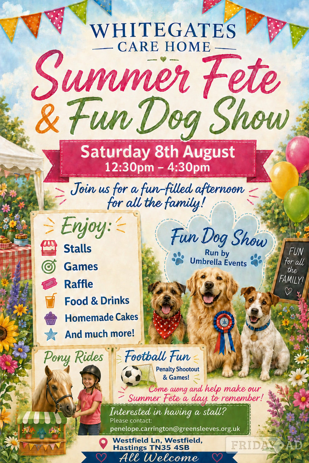 Summer Fete & Fun Dog Show in Hastings