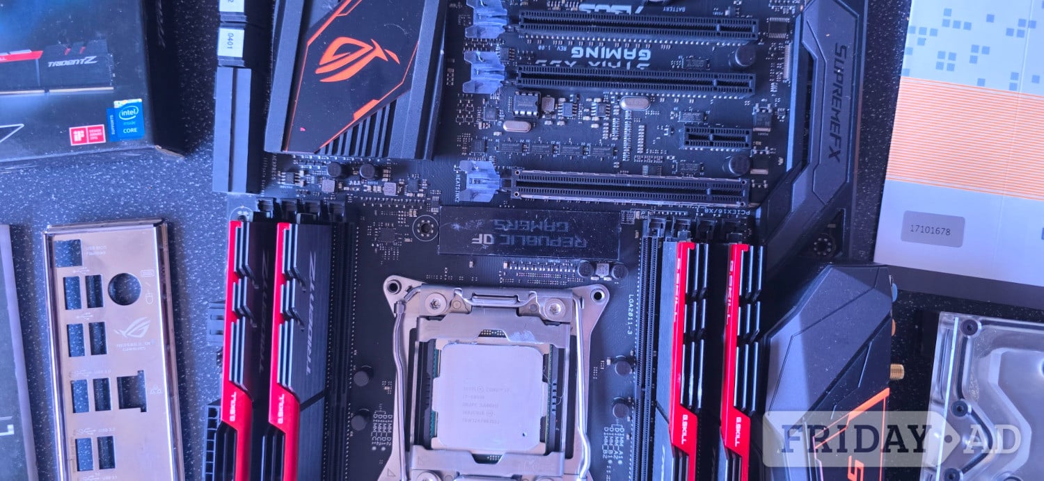 X99 STRIX MOTHER BOARD , BUNDLE (UNTESTED) in Hove