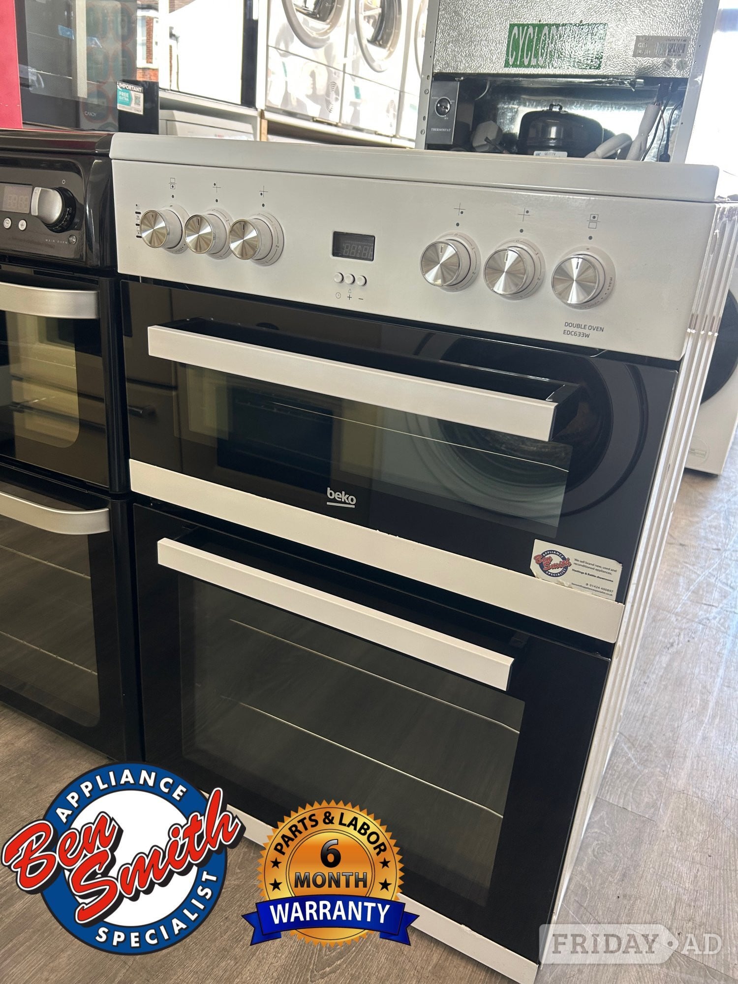 BEKO 60CM ELECTRIC DOUBLE OVEN in St. Leonards-On-Sea